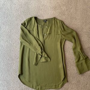 Flowy olive green blouse